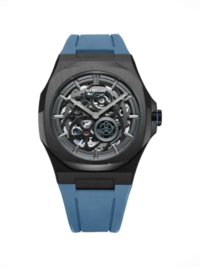 D1 Milano Ocean Pulse Skeleton 41.5mm Watch In Blue