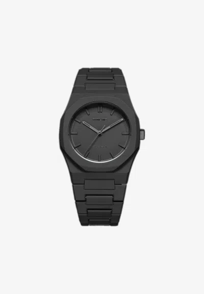 D1 Milano Polycarbon 37 Mm Watch In Black