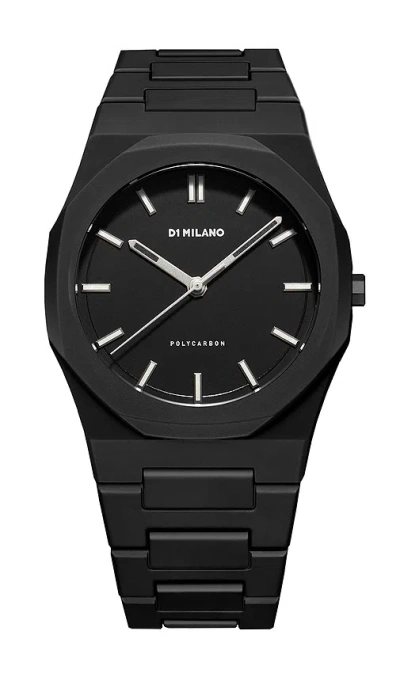 D1 Milano Polycarbon 40.5mm Watch In Black