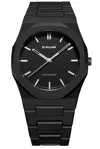 D1 Milano Black Polycarbon Cloudburst Polycarbonate Quartz Watch In Cloudburst