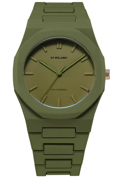 D1 Milano Polycarbon 40.5mm Watch In Military Green