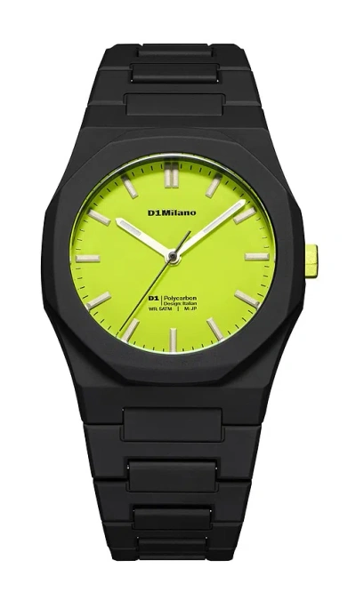 D1 Milano Polycarbon Spectrum Shift 40.5mm Watch In Black