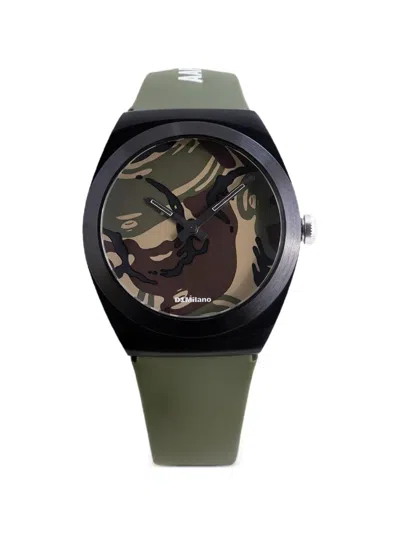 D1 Milano Polycarbon Aape 34mm Watch In Green