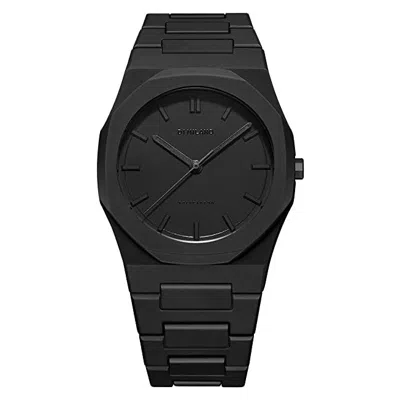 D1 Milano Black Polycarbon Shadow Polycarbonate Quartz Watch
