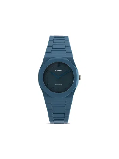 D1 Milano Polycarbon Navy Blue 40.5 Mm Watch