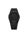 D1 Milano Black Polycarbon Shadow Polycarbonate Quartz Watch In Black