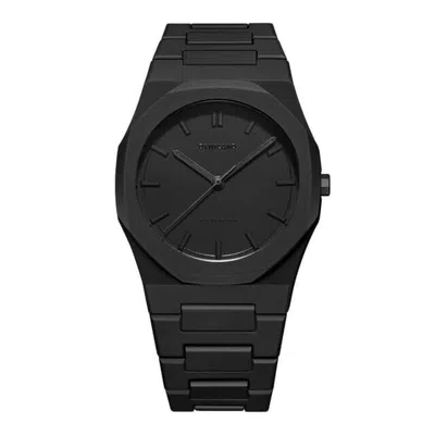 Pre-owned D1 Milano Polycarbonate Men's Watch Pcbj10 Shadow All Black 40.5 Mm