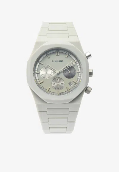 D1 Milano Polychrono 40.5 Mm Watch In Gray