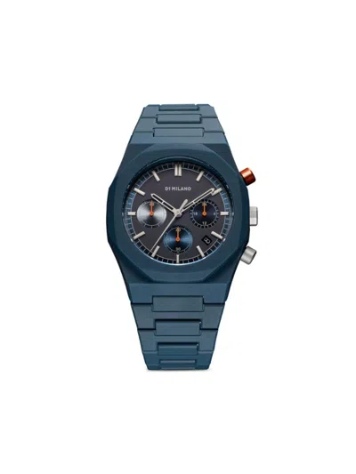 D1 Milano Polychrono 40.5mm In Blue