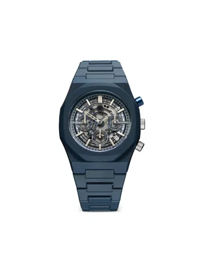 D1 Milano Polychrono 40.5mm In Blue