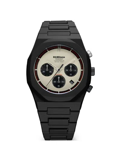 D1 Milano Polychrono 40.5mm Watch In Black