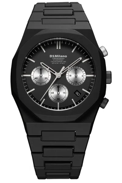 D1 Milano Polychrono 40.5mm Watch In Black