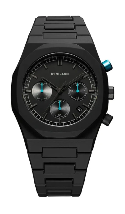 D1 Milano Polychrono 40.5mm Watch In Black