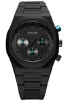 D1 Milano Polychrono 40.5mm Watch In Charcoal Black