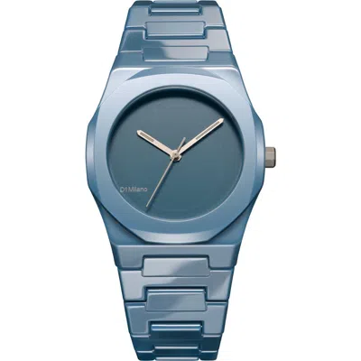 D1 Milano Pure Indigo Ceramic Bracelet Watch, 37mm In Blue