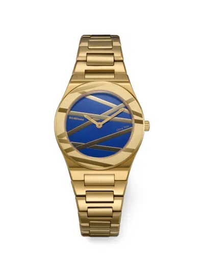 D1 Milano Royal Inlay Ultra Thin 30mm Watch In Multi