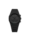 D1 Milano Ens Black D1-phbjsh Polychrono Shadow Polycarbonate Quartz Watch In Schwarz