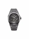 D1 Milano Gun Skeleton Bracelet 41.5mm Stainless Steel Mechanical Watch In Grey