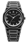 D1 Milano Sketch Polycarbon Bracelet Watch, 40.5mm In Black