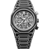 D1 Milano Polycarbonate Skeleton Chronograph 40.5mm In Black