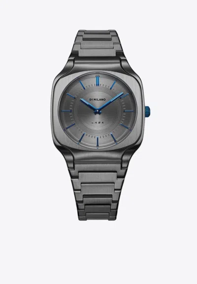 D1 Milano Square Bracelet 37 Mm Watch In Silver