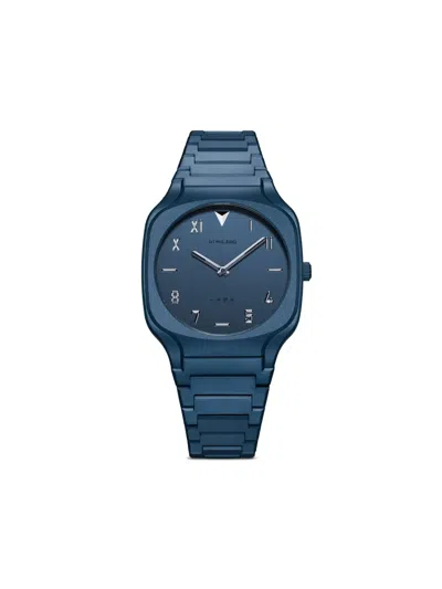 D1 Milano Watch Square Bracelet 37 Mm In Blue