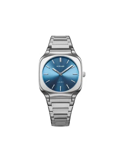 D1 Milano Watch Square Bracelet 37 Mm In Blue/silver