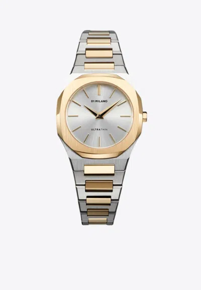 D1 Milano Ultra Thin 30 Mm Watch In Silver