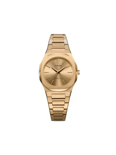 D1 Milano Watch Ultra Thin 30mm In Gold