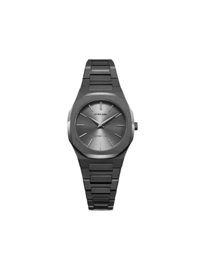 D1 Milano Watch Ultra Thin 30mm In Gun Metal