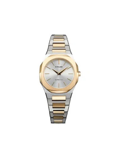 D1 Milano Watch Ultra Thin 30mm In Gold/silver