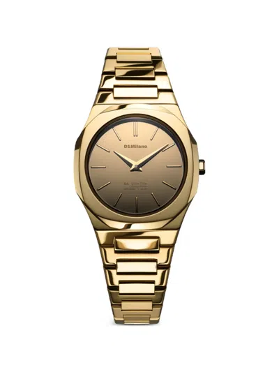 D1 Milano Ultra Thin 30mm Watch In Gold