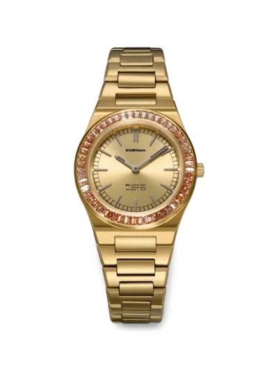 D1 Milano Ultra Thin 30mm Watch In Gold