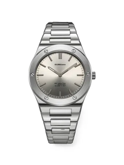 D1 Milano Ultra Thin 37mm Watch In Silver