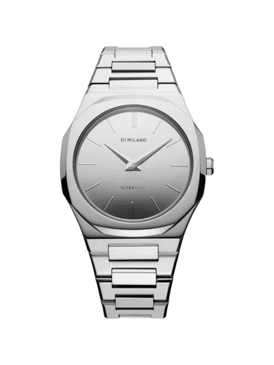 D1 Milano Ultra Thin 38mm Watch In Silver