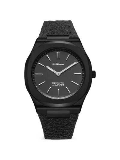 D1 Milano Ultra Thin 39mm Watch In Black