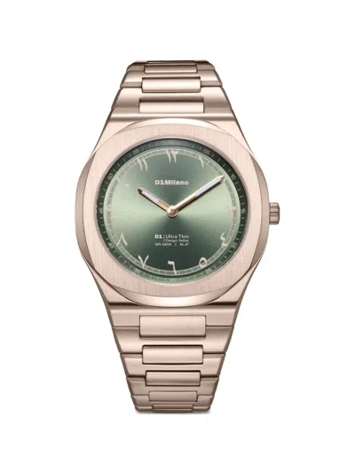 D1 Milano Ultra Thin 39mm Watch In Metallic