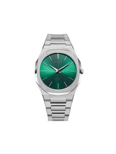 D1 Milano Ens Green D1-atbj12 Automatic Bracelet Stainless-steel Automatic Watch In Green/silver