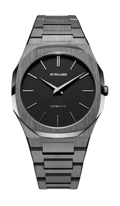 D1 Milano Ultra Thin 40mm Watch In Grey