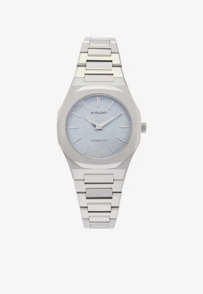 D1 Milano Ultra Thin Bracelet 30 Mm Watch In Silver