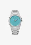 D1 Milano Ultra Thin Bracelet 38 Mm Watch In Silver