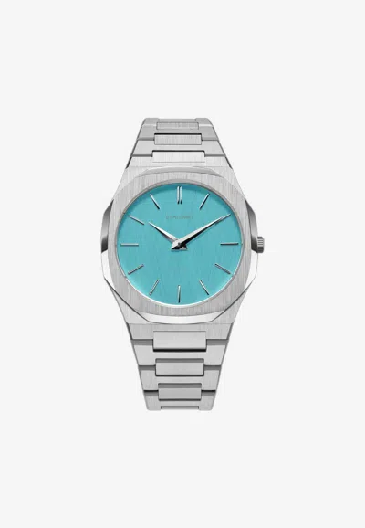 D1 Milano Ultra Thin Bracelet 38 Mm Watch In Silver