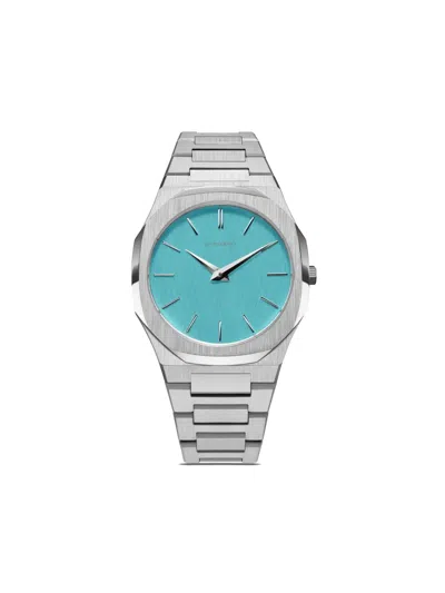 D1 Milano Light Blue Ultra Thin Bracelet 38mm Stainless Steel Quartz Watch