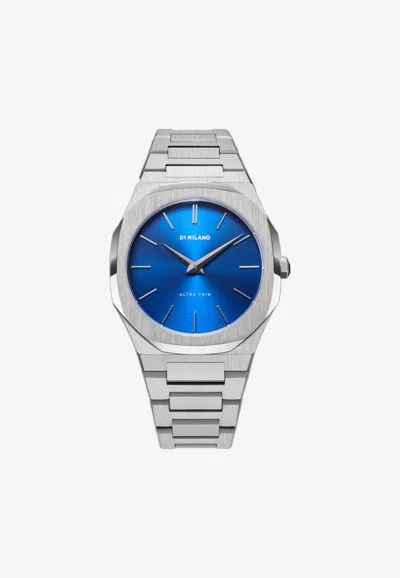 D1 Milano Ultra Thin Bracelet 40 Mm Watch In Blue