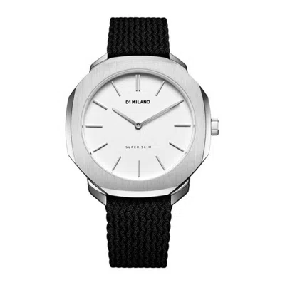 D1 Milano Unisex Watch  ( 36 Mm) Colour:silver Gbby2 In Black