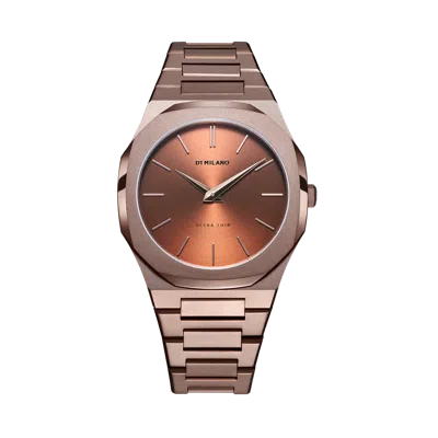 D1 Milano Unisex Watch  D1-utbj10 40 Mm In Brown
