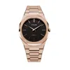 D1 Milano Unisex Watch  D1-utbj42 40 Mm In Gold