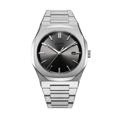 D1 Milano Mechanical Automatico Steel 41.5mm Watch In Metallic