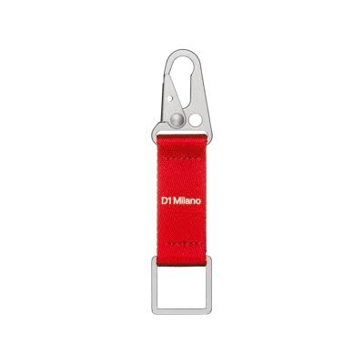 D1 Milano Watch Keychain In Red