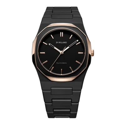 D1 Milano Watch Polycarbon 40.5mm In Black